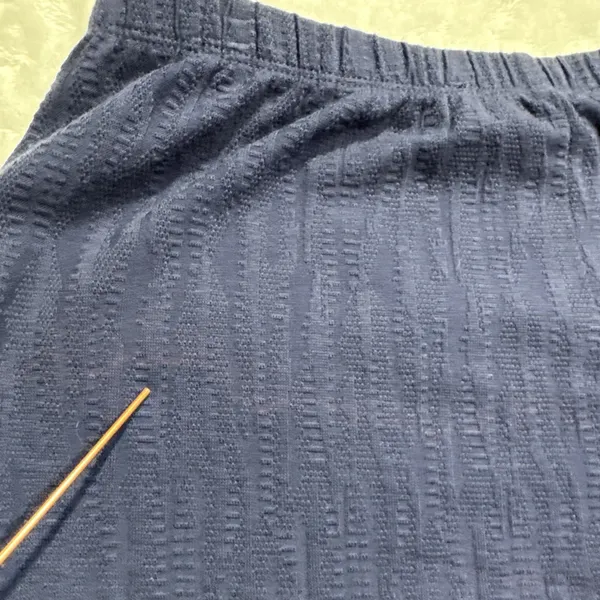 Chelsea & Theodore Skirt Womens M Tiered Purplish Blue Midi Cottage Prairie Core - Image 3