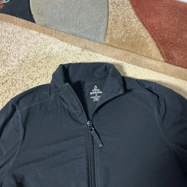 Prana Womens Granola Girl Supplex Full Zip Mock Jacket Size M RN124977‎ - Image 2
