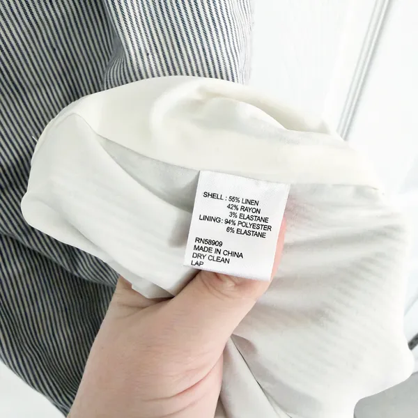 Antonio Melani Charlie Striped Linen Blend One Shoulder Bow Shift Mini Dress - Image 6