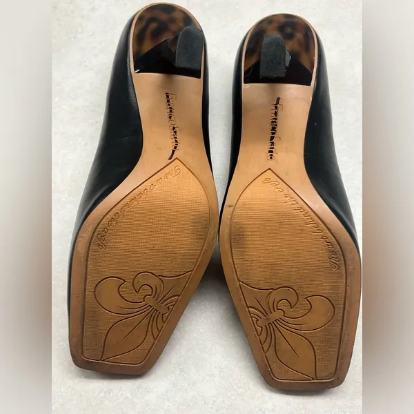 Franco sarto Finley Black Leather Franco Sarto Pumps - Image 8