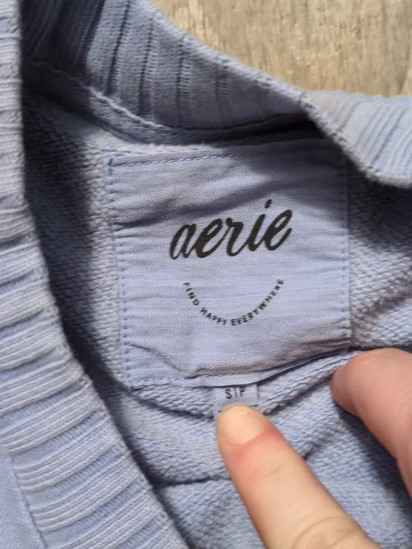 Aerie Cropped Sweatshirt Size Small - Image 2