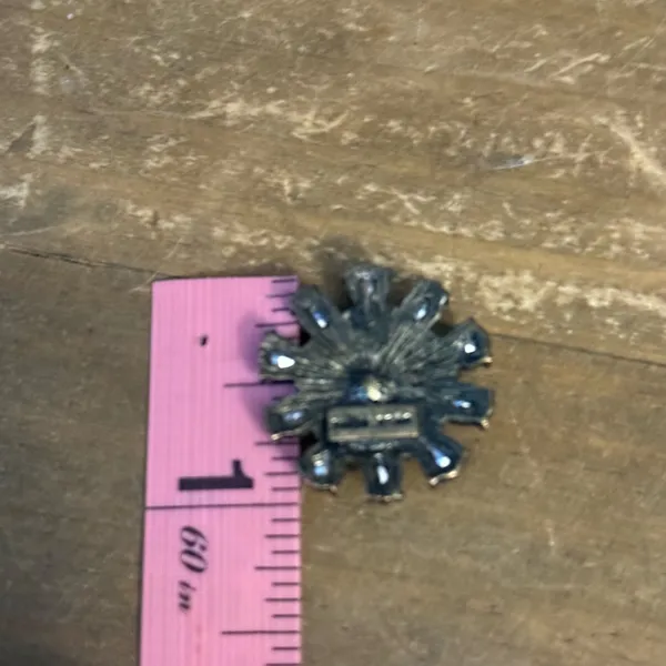 Baublebar blue gemstone flower earrings - Image 2
