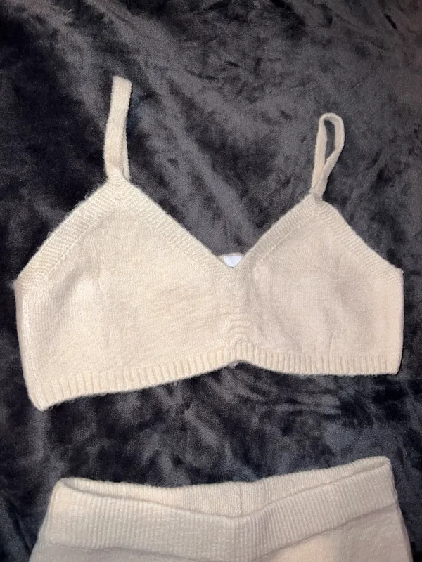 Princess Polly Nyla Bralette & Biker Short Set in Beige - Image 7