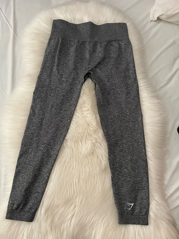 Gymshark Gymshark Adapt Marl Seamless Leggings Grey - Image 8
