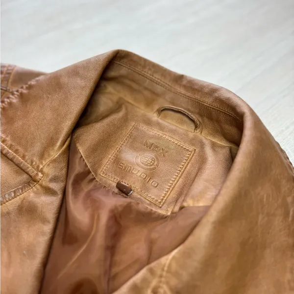 Max Studio Faux Leather Moto Jacket - Image 3