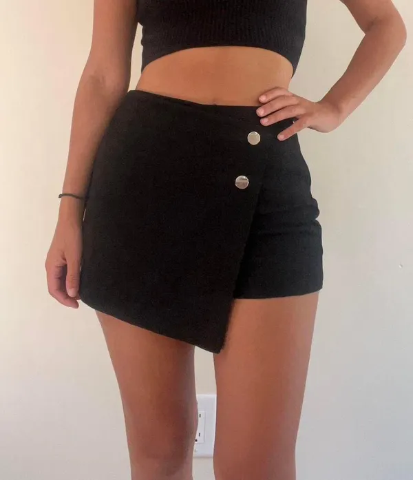 Black Mini Skort - Image 5