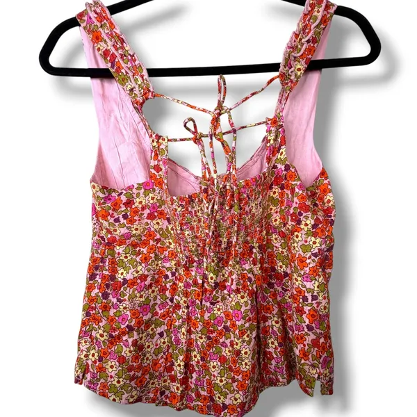 Free People NWOT Spring Blossom Combo Ellia Floral Printed 2 Piece Skort Set XS - Image 9