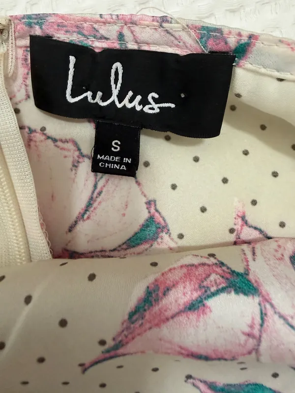 Lulus Mini Dress Floral Small - Image 6