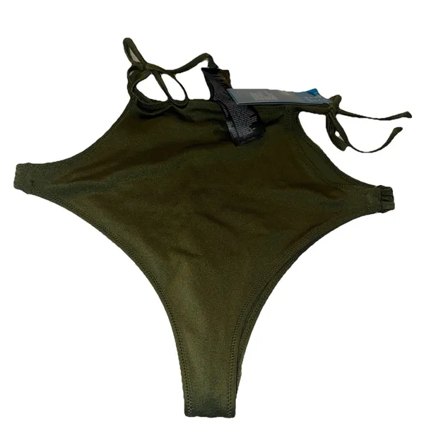 H&M Womens Bikini Bottom Size 10 Olive - Image 5