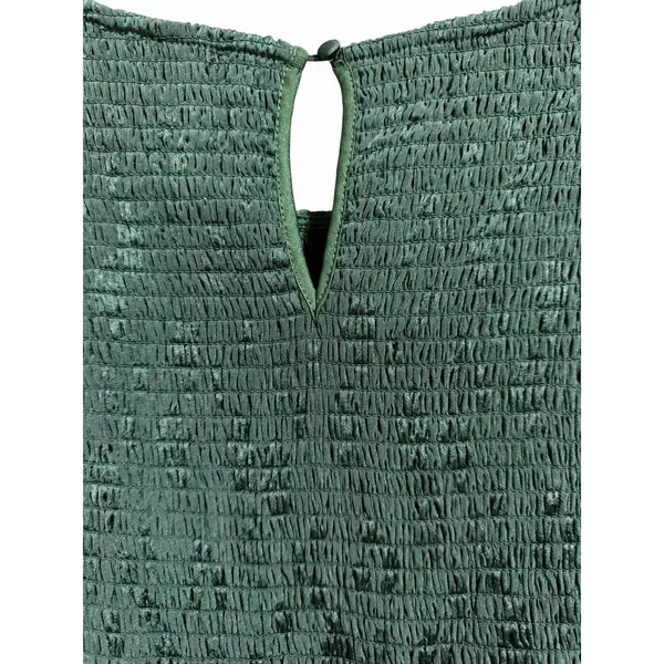 Baltic Born‎ Stockholm Smocked Dress Forest Green Women's Size 2XL - Image 10