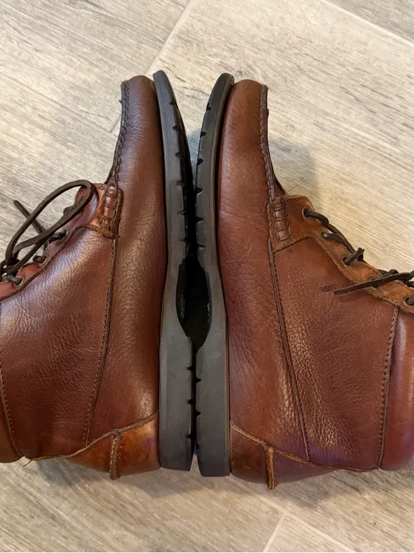 Timberland Boots Womens 9 M Ankle Booties Chukka Waterproof Lace Up Brown - Image 6