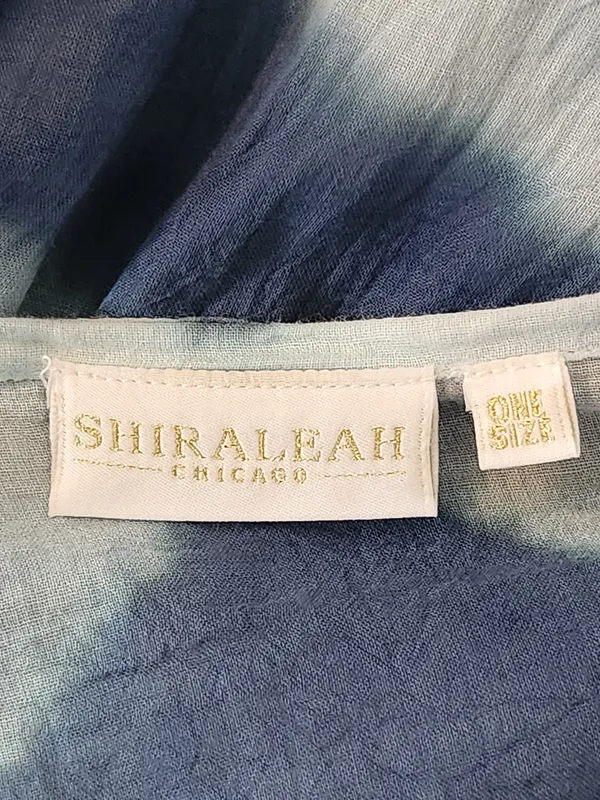 Shiraleah Blue Dyed Cotton Swim Cover-Up One Size - Image 9