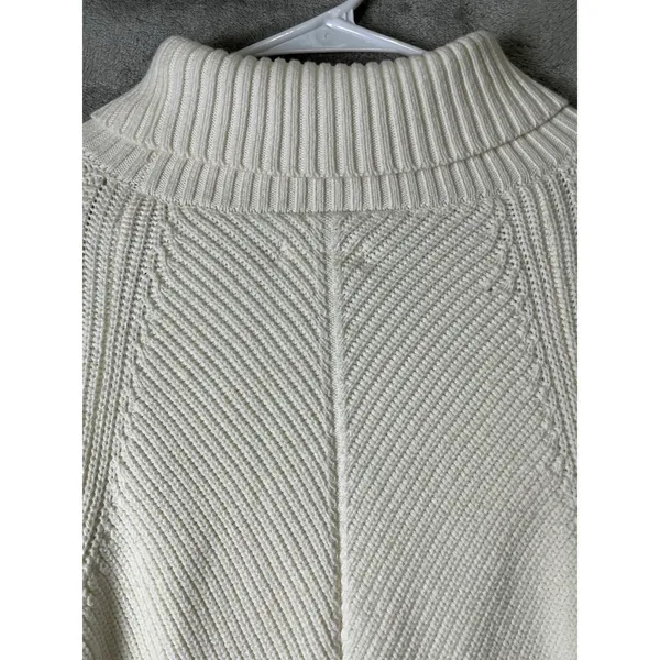 Maeve Carys Mock Neck Sweater Knit Boxy Pullover Sweater Women's Large Wool - Image 4