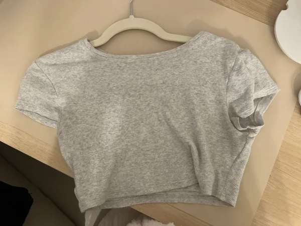 Gray Crop Tee kookai - Image 2