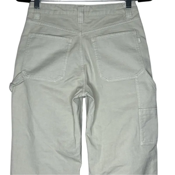 Aritzia TNA Greenwich Carpenter Pants High Waisted Twill Relaxed Size 0 - Image 6
