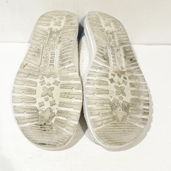 Hey Dude Wendy Womens‎ Size 9 White Boho Crochet Casual Shoes Slip On - Image 7