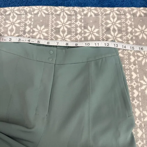 Lululemon‎ Dynamic Days Pant Travel Woven Tidewater Teal Size 26 Athleisure - Image 9