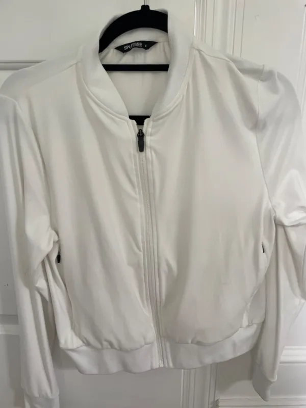 Splits59 AIRWEIGHT BOMBER JACKET IN WHITE SIZE S! - Image 5