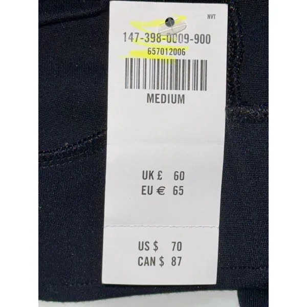 NWT Abercrombie & Fitch Black Pull On Pleated Wide Leg Dress Pants Trousers Sz M - Image 6