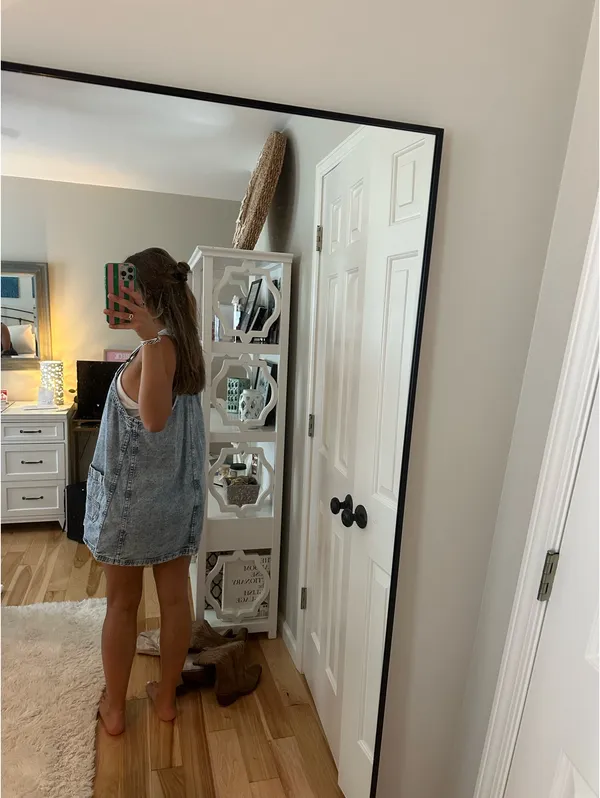 Free People Overall Dress Denim - Image 4