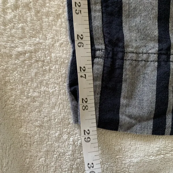 Brooks Brothers 346 Pants Women 14 Striped Wide Leg Linen Blend Casual - Image 16