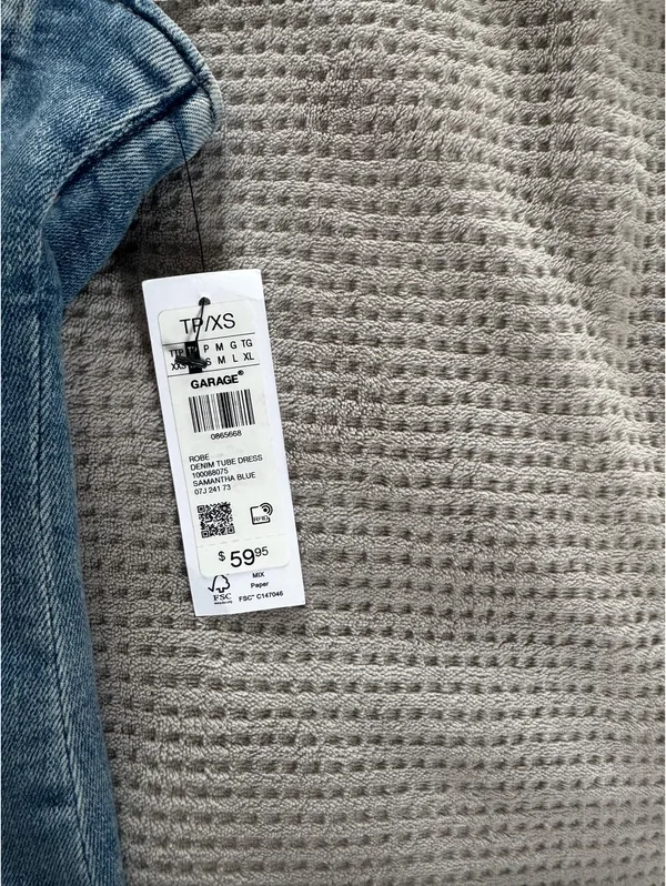 Garage denim dress  - Image 3