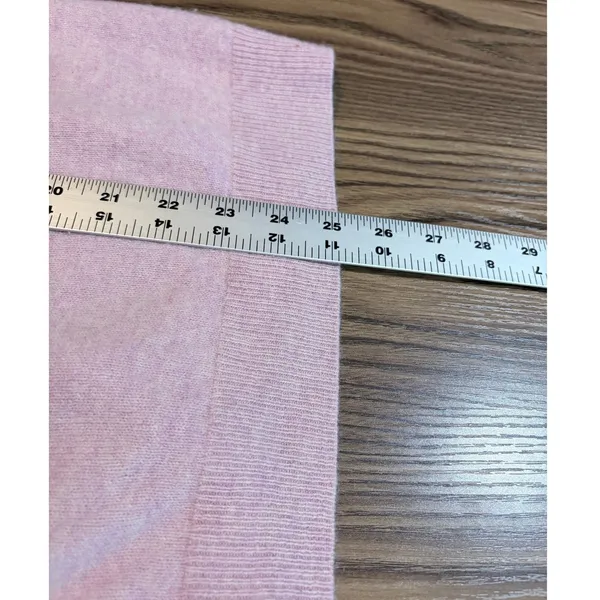 Charter Club Luxury 100% Cashmere Sweater Pink Lilac Crewneck M - Image 6