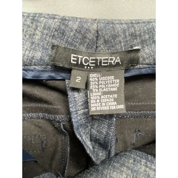 Etcetera Womens Dress Pants Size 2 (b28.1) - Image 5