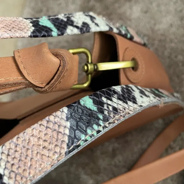 Sydney Crossbody Bag: Snake Embossed Leather Edition*NWT* - Image 3