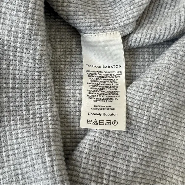 The Group Babaton Aritzia Women’s Turtleneck Sweater 1 / S Cropped Waffle Knit - Image 6