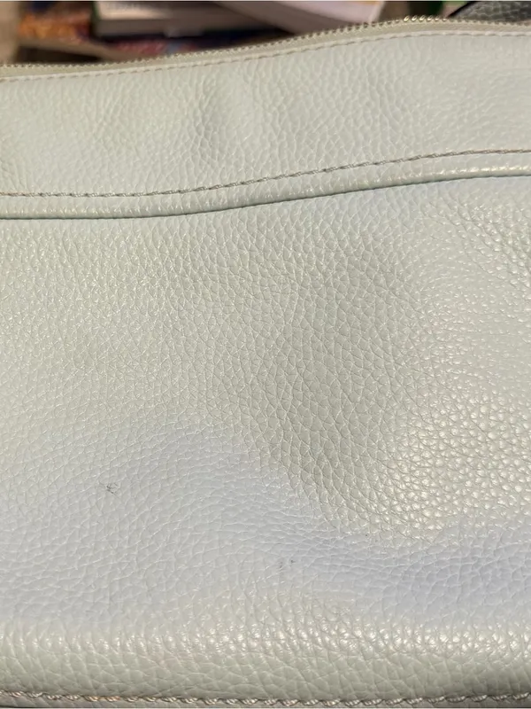 Kate Spade Mint Pebbled Leather Crossbody with Gold Hardware - Image 6