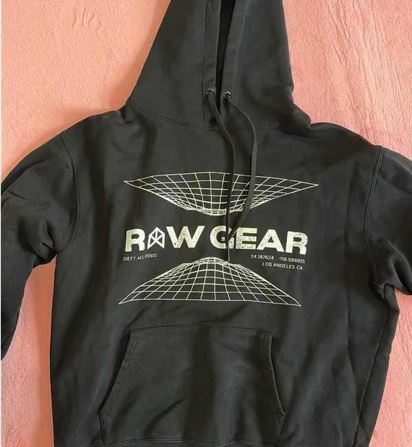 Rawgear Hoodie Black Size L - Image 2
