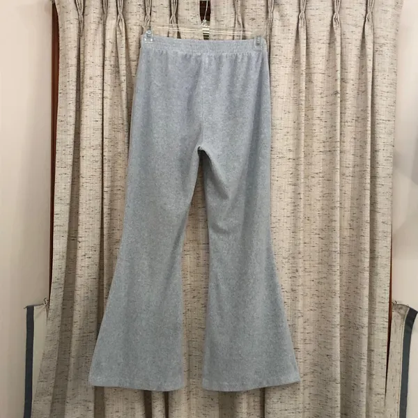 Aerie Groove-On Rib Velour Flare Pants - Image 7