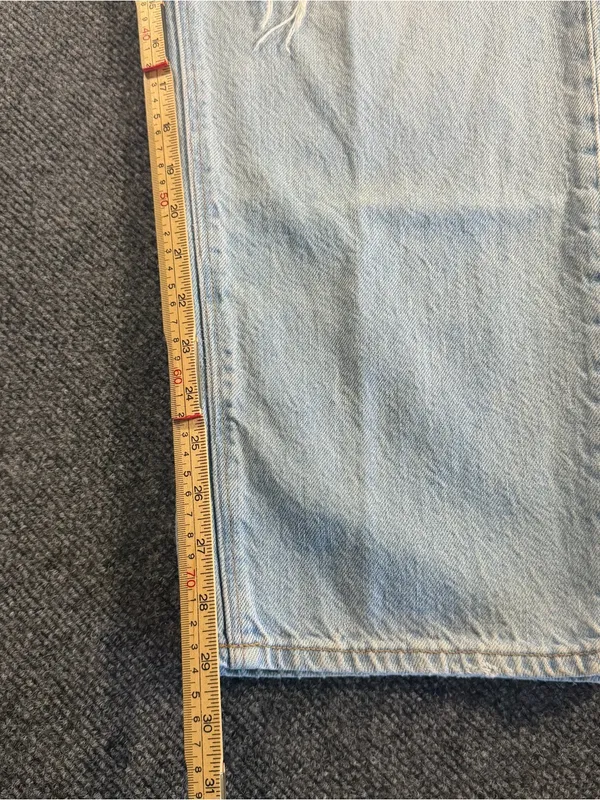 American Eagle Outfitters Women's Straight High Rise Distressed Jeans Size 18 - Image 8