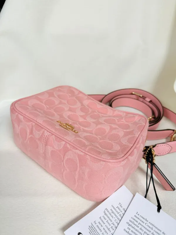 coach Mini Carey Crossbody Bag In Signature Denim cen19 - Image 5