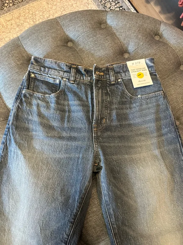 Madewell Women’s Longline straight leg jeans - Image 8