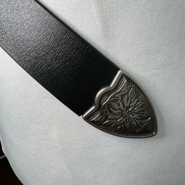 Western Belt Silver Buckle Adjustable Faux Leather Boho Chic Style - Image 15