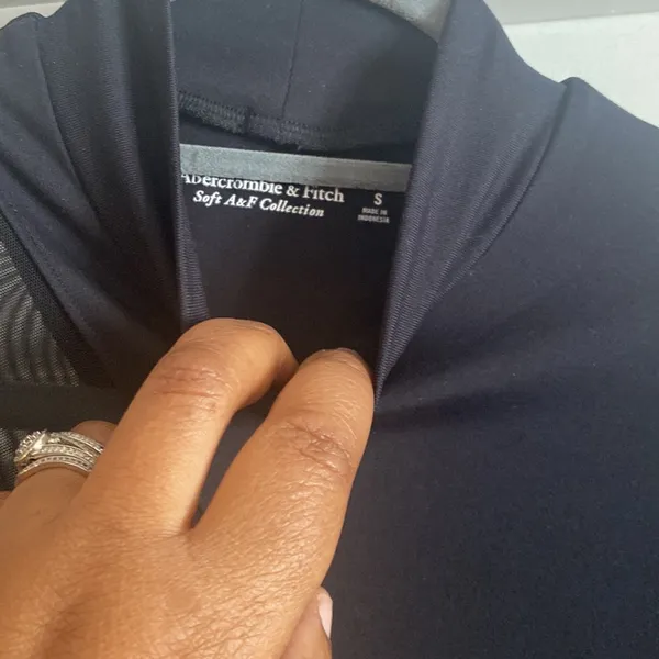 Abercrombie Soft AF Collection Black Bodysuit. - Image 2