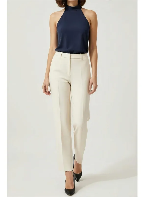 KOOKAÏ Kaye Halter Open Back Top, Blueberry, FR36/US4 - Image 4