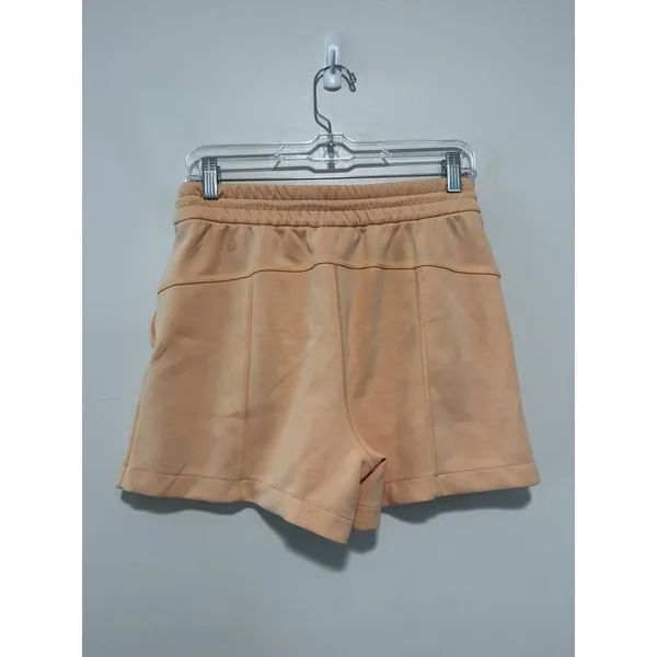 Lululemon Softstreme High-Rise Short 4" Peach Bellini Size 6 - Image 5