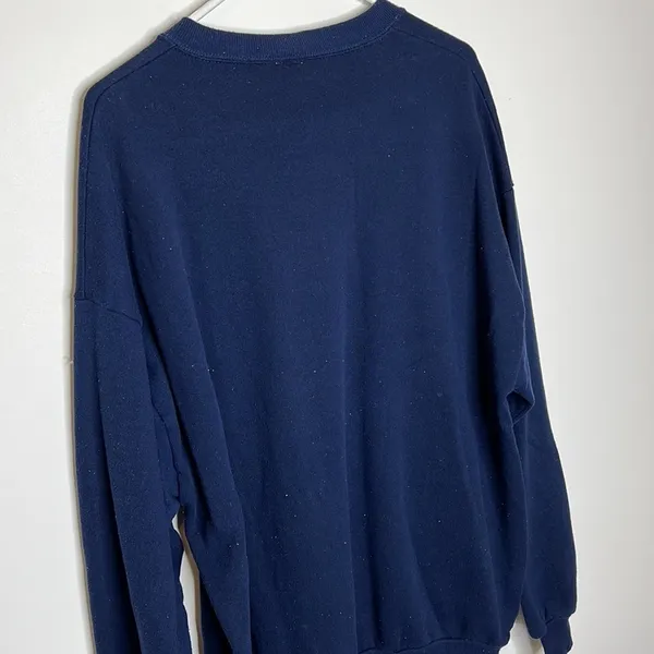 Vintage Jerzees Holiday Winter Snowman Crewneck Sweatshirt - Image 6