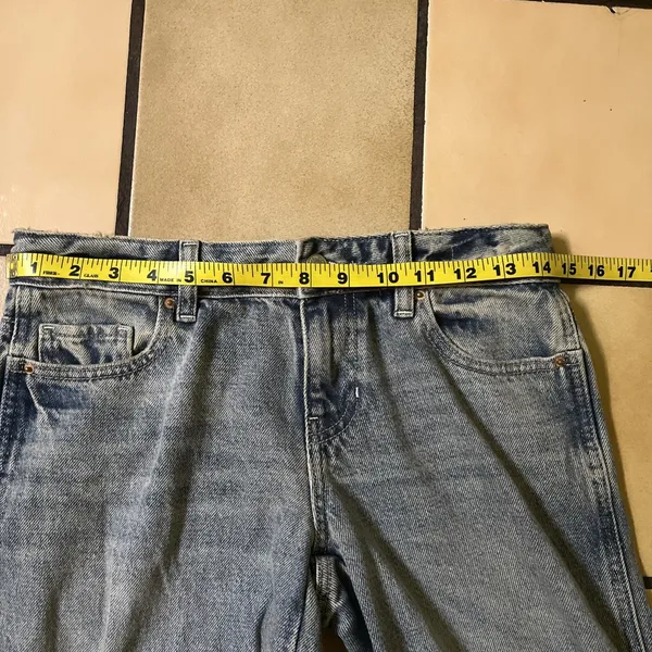 PacSun Casey Low Rise Baggy Jeans Size 23 Wide Leg Light Blue 90s Grunge Retro - Image 12