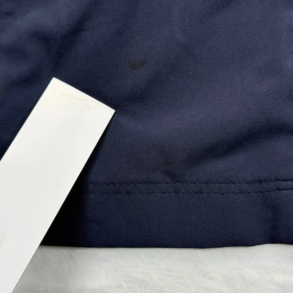 Zenergy by Chico's Trench Coat Lightweight Full Zip Jacket Blue Size‎ S READ - Image 7