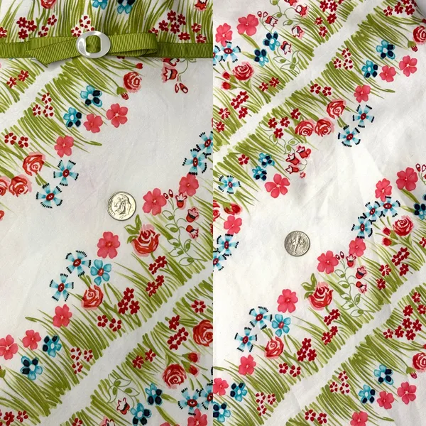 Liz Claiborne Spring Parade Strapless A-line Dress 10 White Floral Cottage NWT - Image 10
