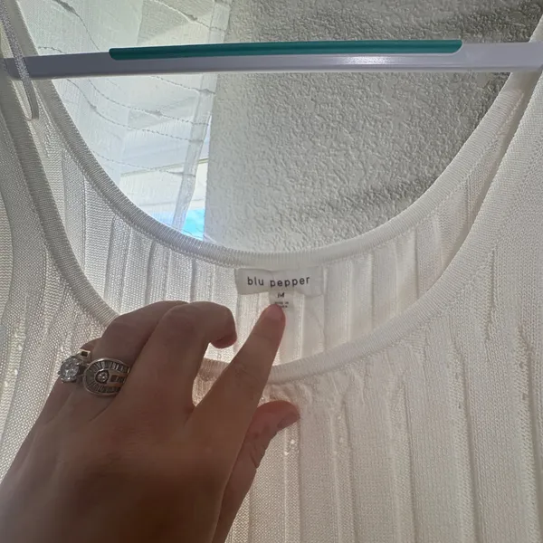 TJ Maxx Dress white  - Image 5