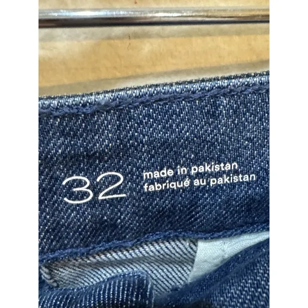 Pilcro Gaucho Pants Denim Jeans High Rise Wide Leg Cropped Size 32 - 16" Inseam - Image 5