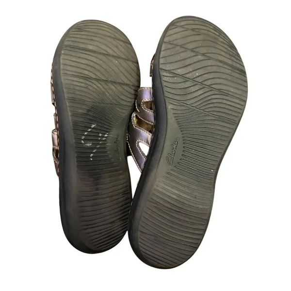Clarks Laurianne Jade Sand Metallic Sandals‎ Sz 7 - Image 7