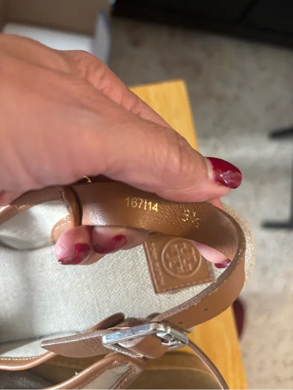 Tory Burch Majorca slingback wedge 9.5 - Image 6