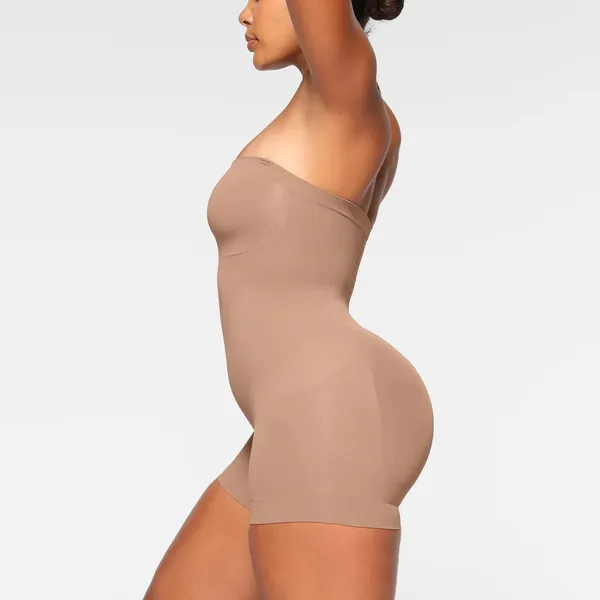 NWOT‎ SKIMS Strapless Sculpting Mid Thigh Bodysuit size 4X Sienna - Image 4