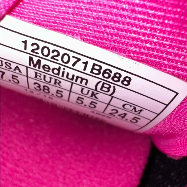 Brooks PureFlow 5 Women's 7.5B Black Pink Running Shoes 1202071B688‎ - Image 7